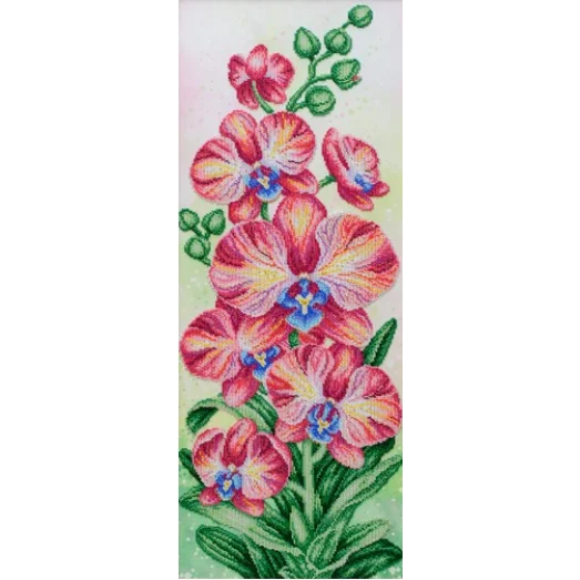 Т-1294 Розовые орхидеи. Схема для вышивки бисером. ТМ ВДВ