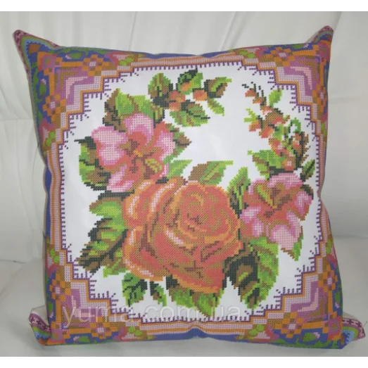Юма-ДП-027 Наволочка для вышивки с подушкой ТМ ЮМА