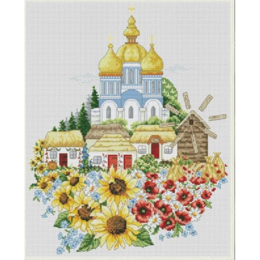 VN-162 Мой край. Набор для вышивки нитками. ТМ Olanta