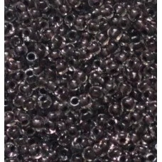 38019 Бисер Preciosa прозрачный с темно-коричневой серединкой