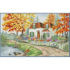 VN-143 Осень. Набор для вышивки нитками. ТМ Olanta