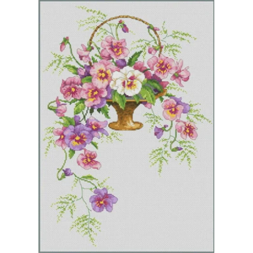 VN-144 Виола. Набор для вышивки нитками. ТМ Olanta