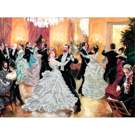 10615 Первый бал. Набор для вышивки бисером Краса и творчество