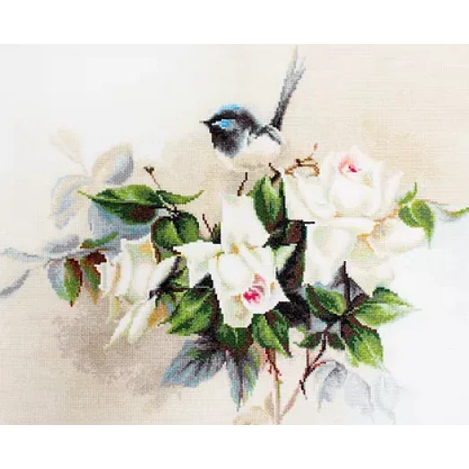 B2316 Птичка. Набор для вышивки нитками. Luca-s