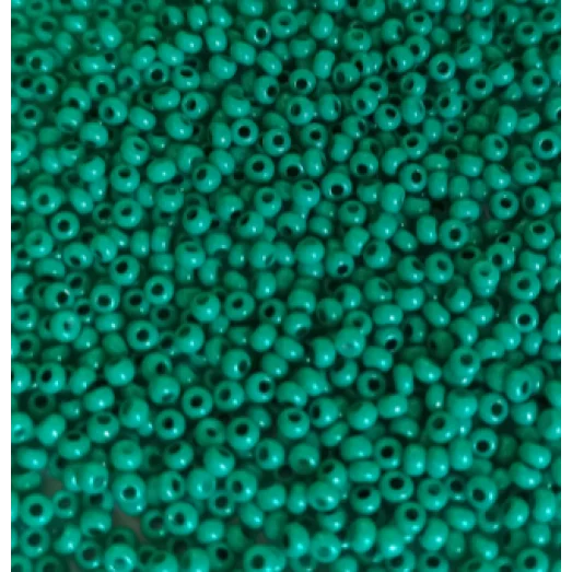 16А58 Бисер Preciosa зеленый непрозрачный