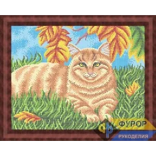 ФР-ЖБп3-161 Схема для вышивки бисером Рыжий кот ТМ Фурор