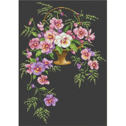 VN-145 Виола. Набор для вышивки нитками. ТМ Olanta