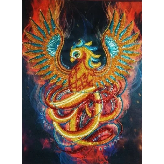 Т-1330 Феникс Схема для вышивки бисером. ТМ ВДВ