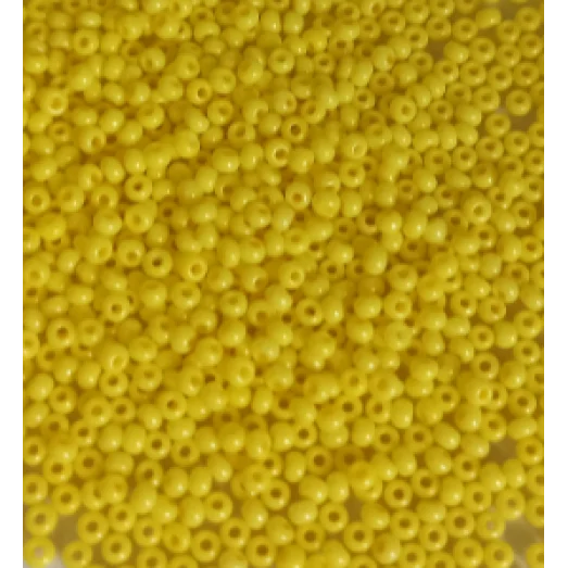 16А86 Бисер Preciosa желтый непрозрачный