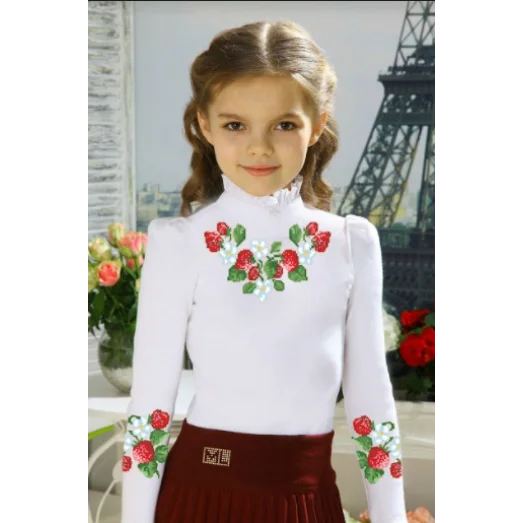 БД-042.1 УКРАИНОЧКА. Заготовка детской блузки