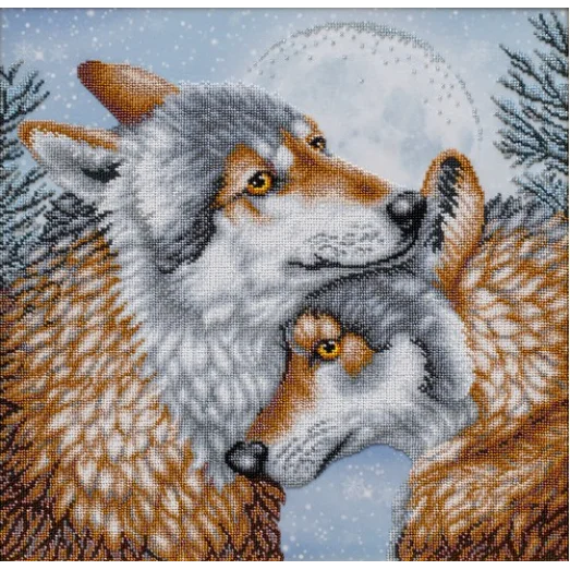 Т-1295 Венчанные природой навсегда. Схема для вышивки бисером. ТМ ВДВ