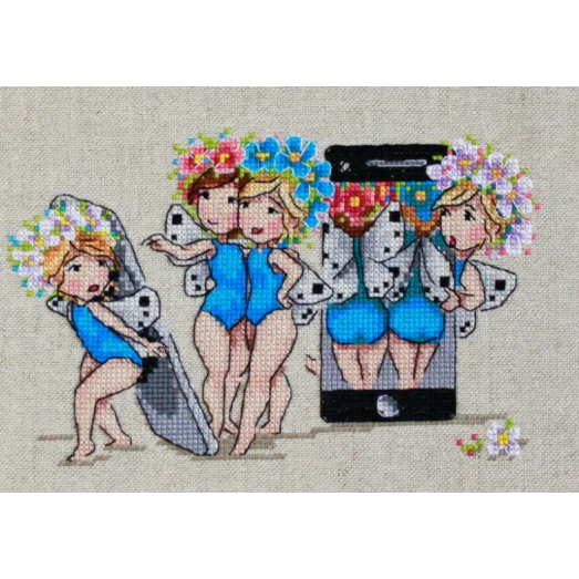 К-76 Набор для вышивки нитками Селфи.ТМ Мережка