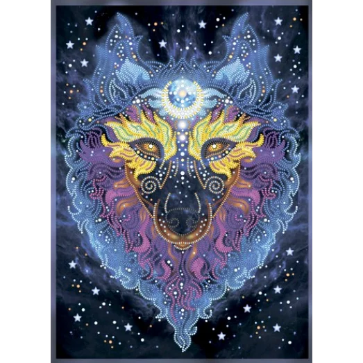 Т-1296 Волчица-берегиня. Схема для вышивки бисером. ТМ ВДВ