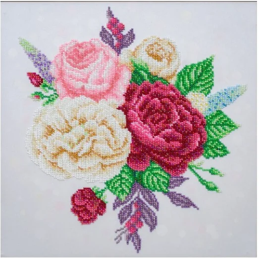 ТН-1226 Весенний букет. Набор для вышивки бисером ТМ ВДВ