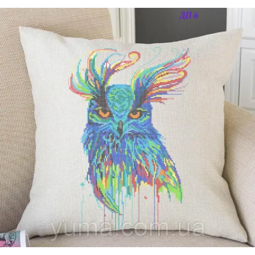 Юма-ДП-006 Наволочка для вышивки с подушкой ТМ ЮМА