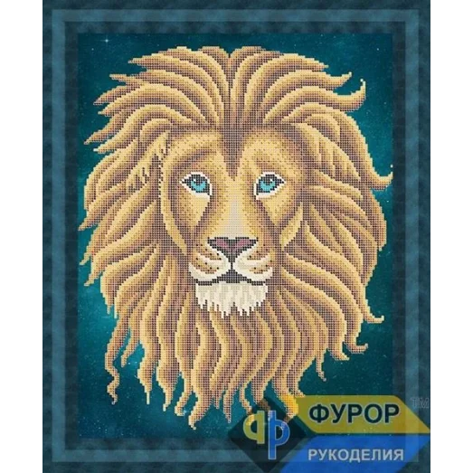 ФР-ЖБч3-164 Схема для вышивки бисером Лев ТМ Фурор