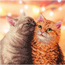 ТН-1326 Пушистая парочка. Набор для вышивки бисером ТМ ВДВ