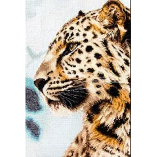 BU4006 Леопард. Набор для вышивки нитками. Luca-s