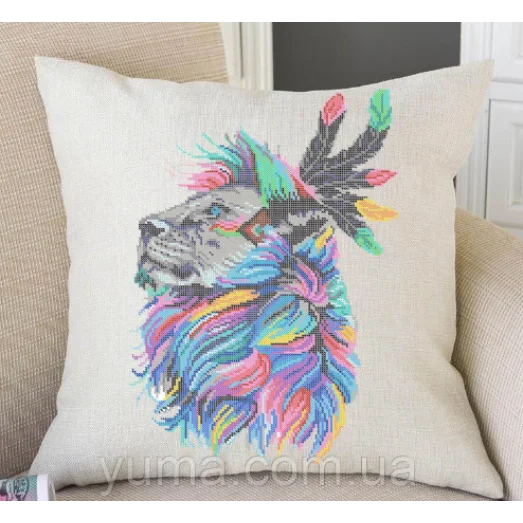 Юма-ДП-007 Наволочка для вышивки с подушкой ТМ ЮМА