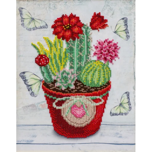 Т-1273 Кактусы. Схема для вышивки бисером. ТМ ВДВ