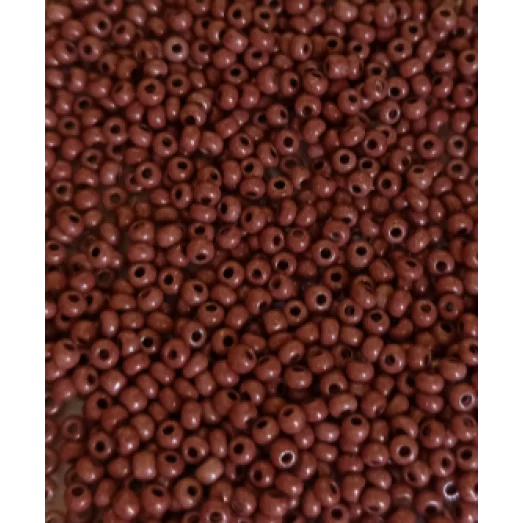 16А19 Бисер Preciosa коричневый непрозрачный