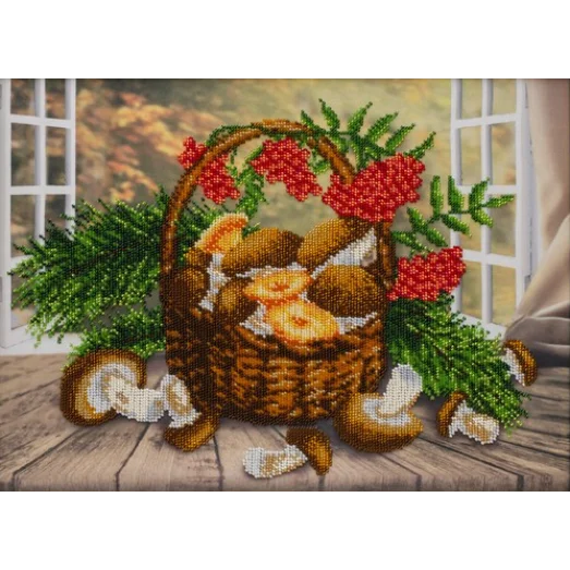Т-1301 Дары леса. Схема для вышивки бисером. ТМ ВДВ