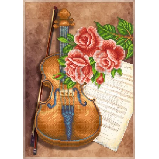 Т-1269 Мелодия любви Схема для вышивки бисером. ТМ ВДВ