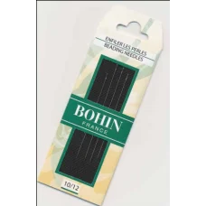 BH-01125 Набор бисерных иголок Beading для вышивки Bohin (Франция), 4 шт