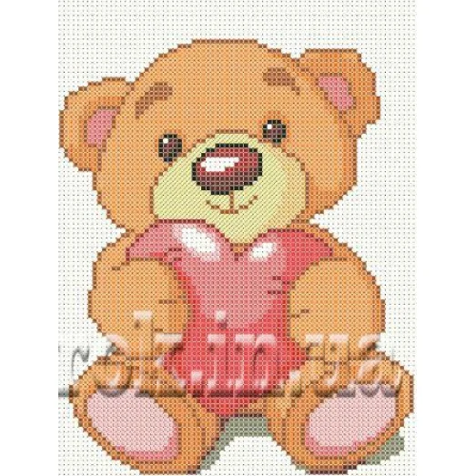 СД-122 Валентинка для Тебя. Схема для вышивки бисером. Княгиня Ольга