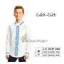СДХ-023 КОЛЁРОВА. Заготовка сорочки для мальчиков.