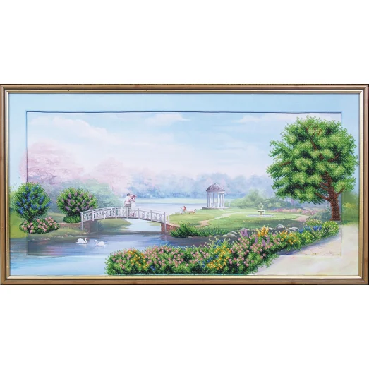 Б-144 Семейная идиллия. Набор для вышивки бисером Магия канвы