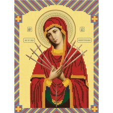 57a Семистрельная. Схема для вышивки бисером СвитАрт