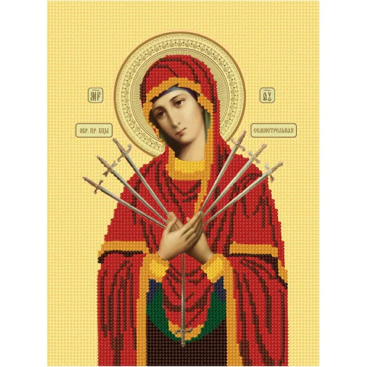 203c Пантелеймон. Схема для вышивки бисером СвитАрт