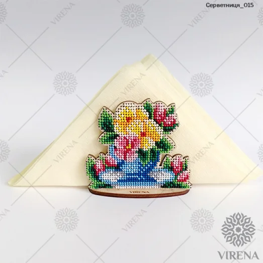 СРВ-015 Деревянная салфетница для вышивки бисером ТМ Вирена
