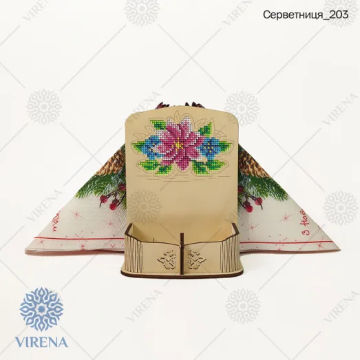 СРВ_203 Пасхальная деревянная салфетница под вышивку. ТМ Вирена