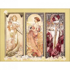 FLS-135 Сёстры. Схема для вышивки бисером Волшебная Страна