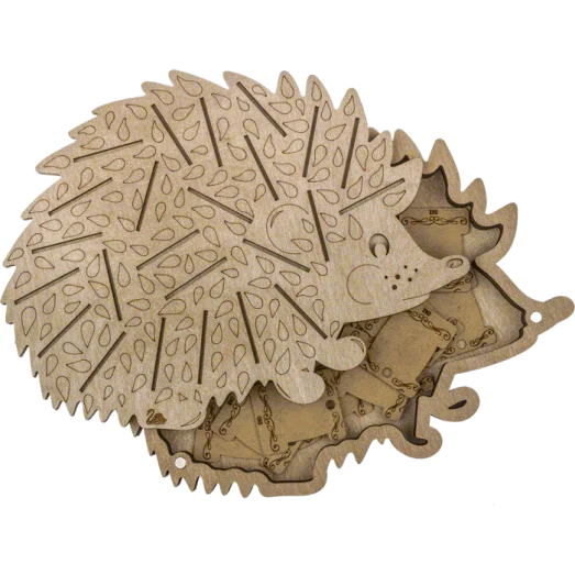 FLZB(N)-048 Шкатулка для рукоделия из фанеры - 26 бобинок. Волшебная Страна