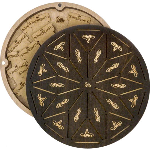 FLZB(N)-060 Шкатулка для рукоделия из фанеры - 42 бобинки. Волшебная Страна