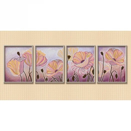 СЧМ-2007 Вальс цветов. Схема для вышивки бисером. Велисса