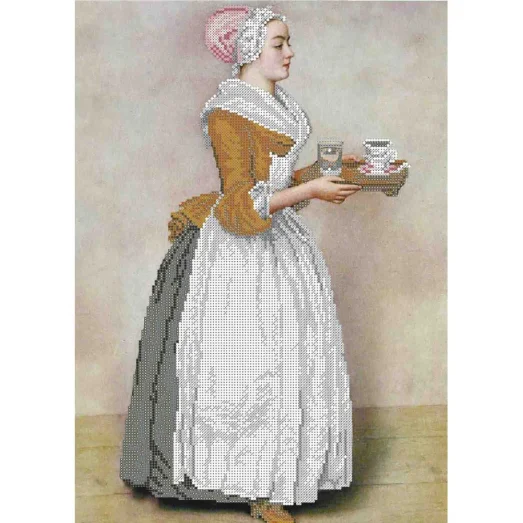 А3-К-1042 Шоколадница.  Схема для вышивки бисером ТМ Acorns