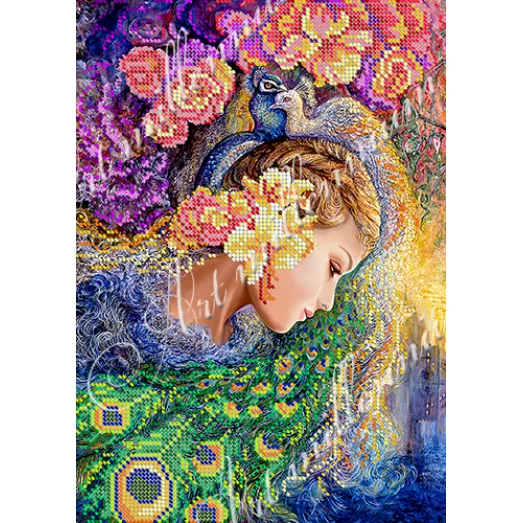 W-372 Жар-птица. Схема для вышивки бисером Арт Миллениум