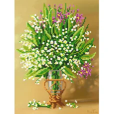 SI-005 Цветы в вазе. Схема для вышивки бисером СвитАрт