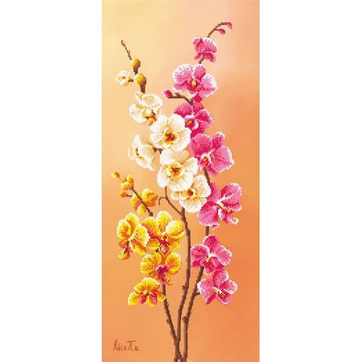 SI-275 (24*55) Орхидея. Схема для вышивки бисером СвитАрт