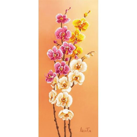 SI-276 (24*55) Орхидея. Схема для вышивки бисером СвитАрт