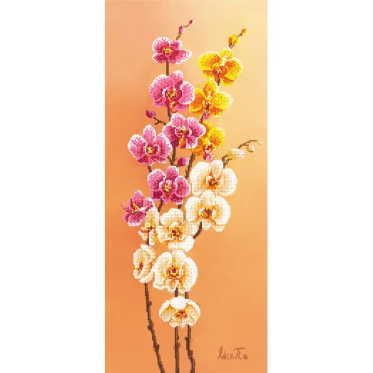 SI-276 (24*55) Орхидея. Схема для вышивки бисером СвитАрт