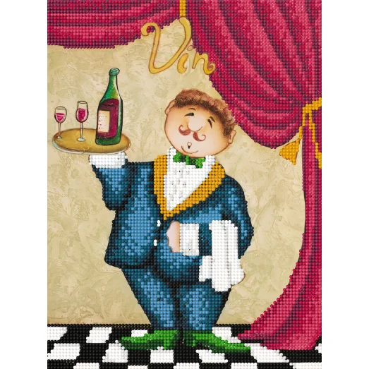 SI-280 Вино. Схема для вышивки бисером СвитАрт