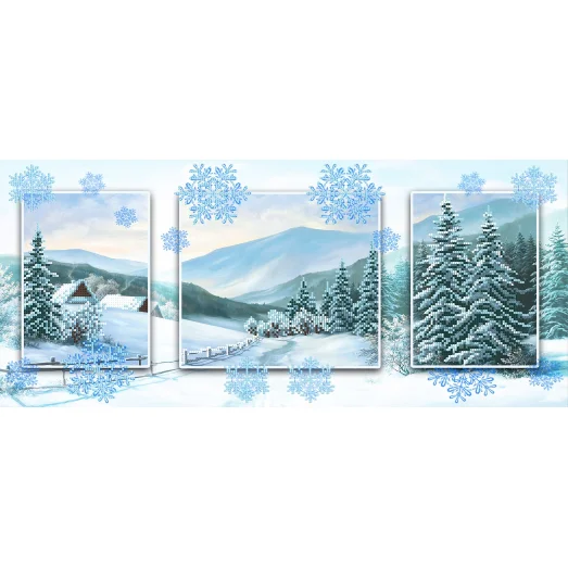 SI-306 (24*55) Зима. Схема для вышивки бисером СвитАрт