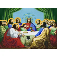 SI-384b (А3) Тайная вечеря. Схема для вышивки бисером СвитАрт