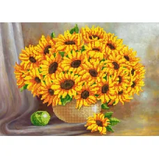 SI-513 Подсолнухи. Схема для вышивки бисером СвитАрт