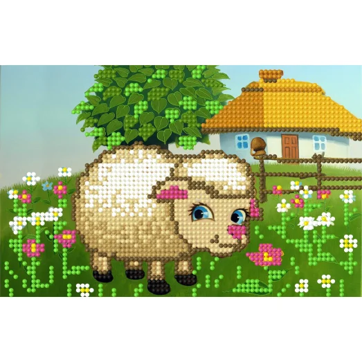 SI-558 Овечка. Схема для вышивки бисером СвитАрт